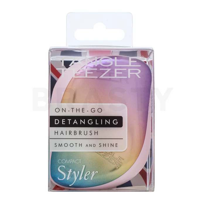 Tangle Teezer Compact Styler четка за коса Pearlescent Matte Chrome