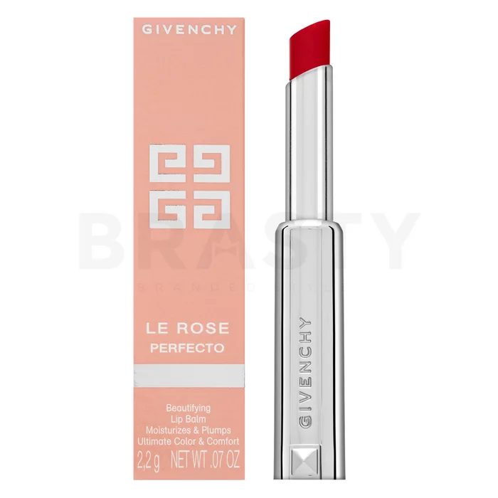 Givenchy Le Rose Perfecto tápláló rúzs N. 303 Warming Red 2,2 g