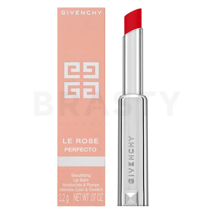 Givenchy Le Rose Perfecto tápláló rúzs N. 301 Soothing Red 2,2 g
