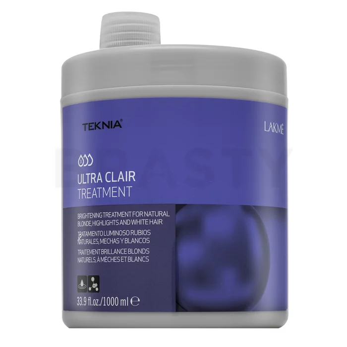 Lakmé Teknia Ultra Clair Treatment подхранваща маска за платинено руса и сива коса 1000 ml