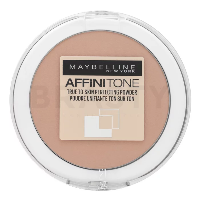 Maybelline Affinitone True-to-Skin Perfecting Powder prašek 21 Nude 9 g