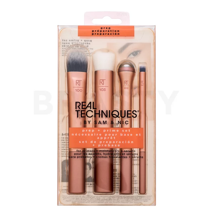 Real Techniques Prep and Prime Makeup Brush Set set de brochas
