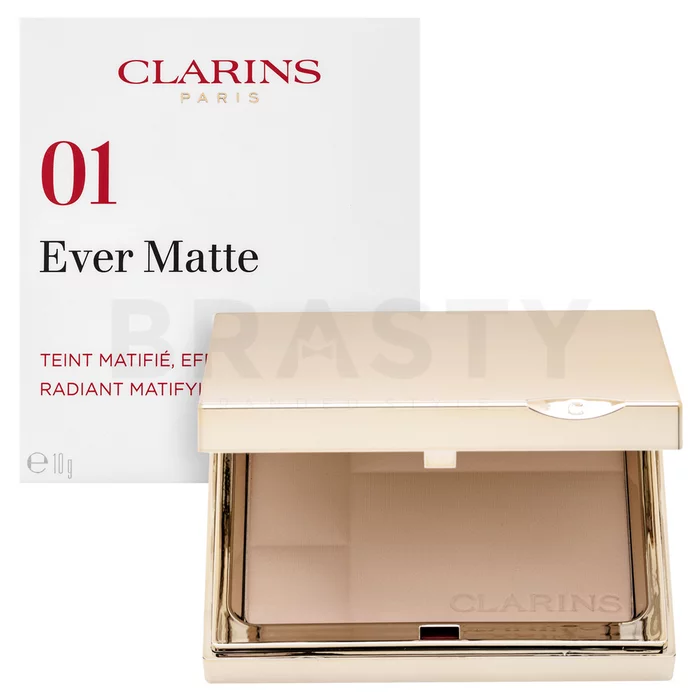 Clarins Ever Matte Radiant Matifying Powder prašek z matirnim učinkom 01 Transparent Light 10 g