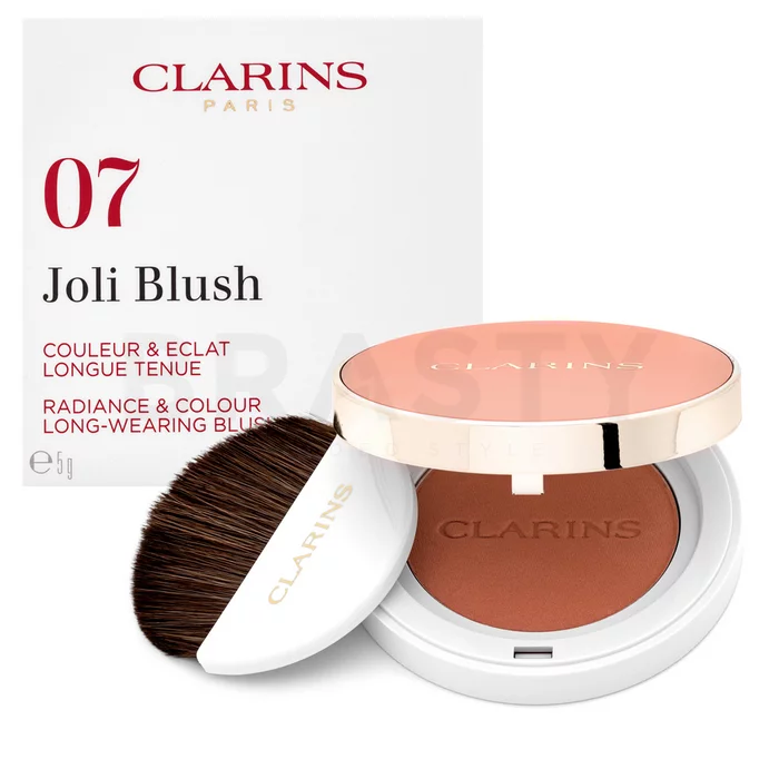 Clarins Joli Blush blush in polvere 07 Cheaky Peach 5 g