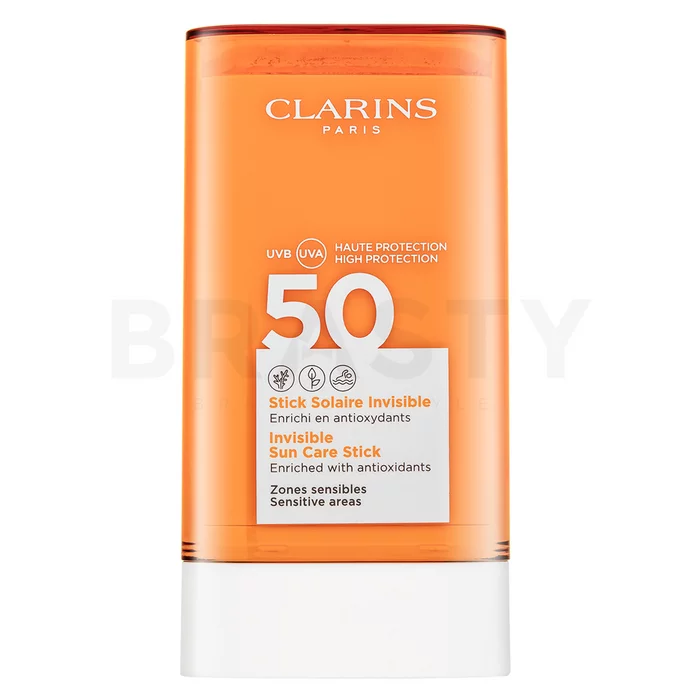 Clarins Sun Care zaščita pred soncem Invisible Sun Stick SPF50 17 g