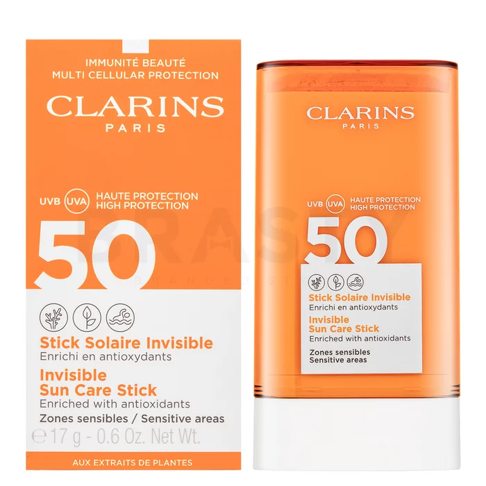 Clarins Sun Care zaščita pred soncem Invisible Sun Stick SPF50 17 g