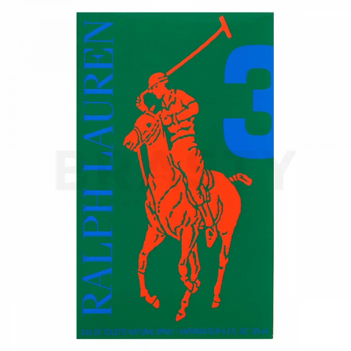 Ralph Lauren Big Pony 3 Green Eau de Toilette da uomo 125 ml