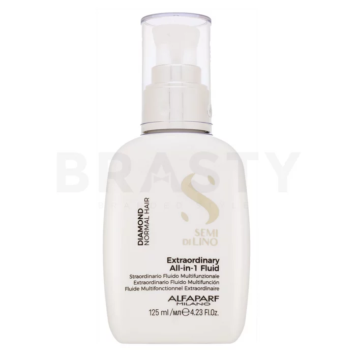 Alfaparf Milano Semi Di Lino Diamond Extraordinary All-in-1 Fluid verzorging zonder spoelen voor alle haartypes 125 ml