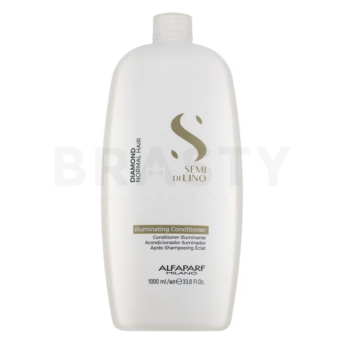 Alfaparf Milano Semi Di Lino Diamond Illuminating Conditioner pflegender Conditioner für den Haarglanz 1000 ml
