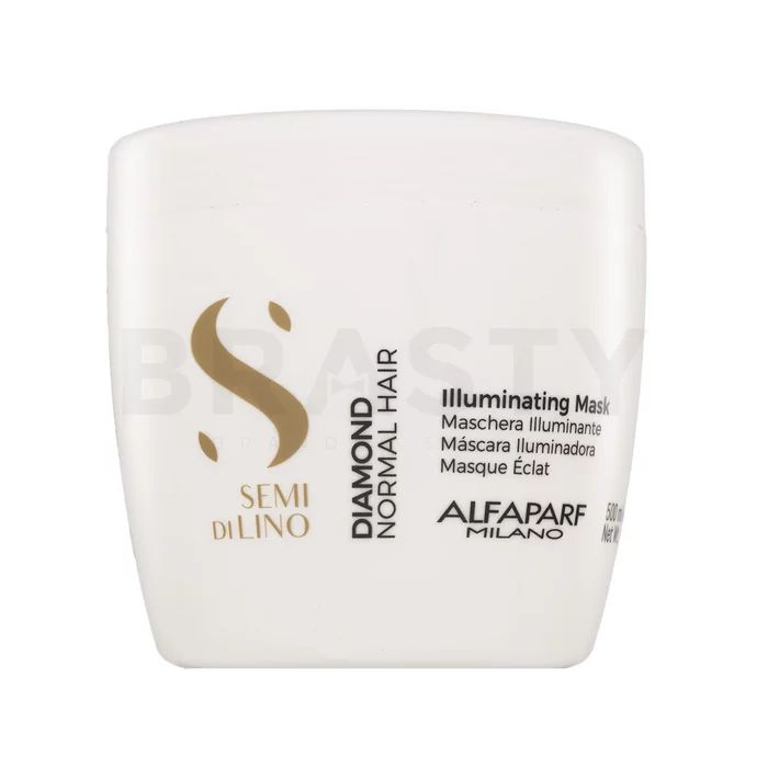 Alfaparf Milano Semi Di Lino Diamond Illuminating Mask vyživujúca maska pre lesk vlasov 500 ml