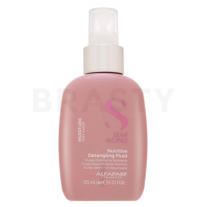 Alfaparf Milano Semi Di Lino Moisture Nutritive Detangling Fluid îngrijire fără clătire î pentru o pieptanare mai usoara 125 ml