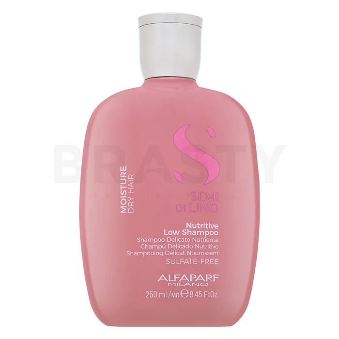 Alfaparf Milano Semi Di Lino Moisture Nutritive Low Shampoo Champú nutritivo Para cabello seco 250 ml