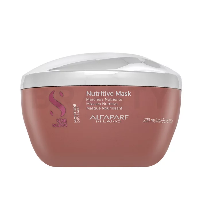 Alfaparf Milano Semi Di Lino Moisture Nutritive Mask tápláló maszk száraz és sérült hajra 200 ml