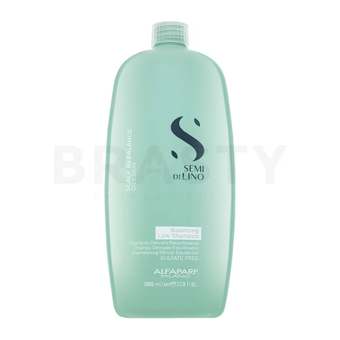 Alfaparf Milano Semi Di Lino Scalp Rebalance Balancing Low Shampoo Champú limpiador Para el cuero cabelludo graso 1000 ml