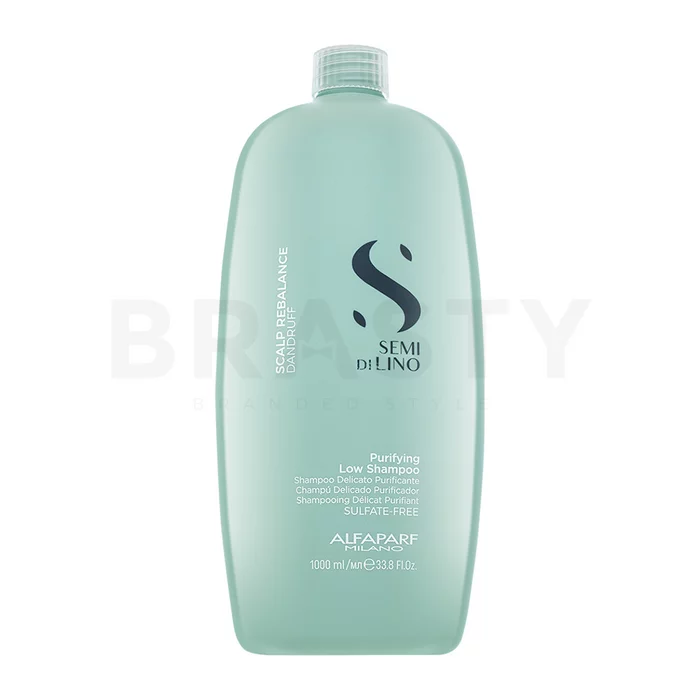 Alfaparf Milano Semi Di Lino Scalp Rebalance Purifying Shampoo Champú limpiador Contra la caspa 1000 ml