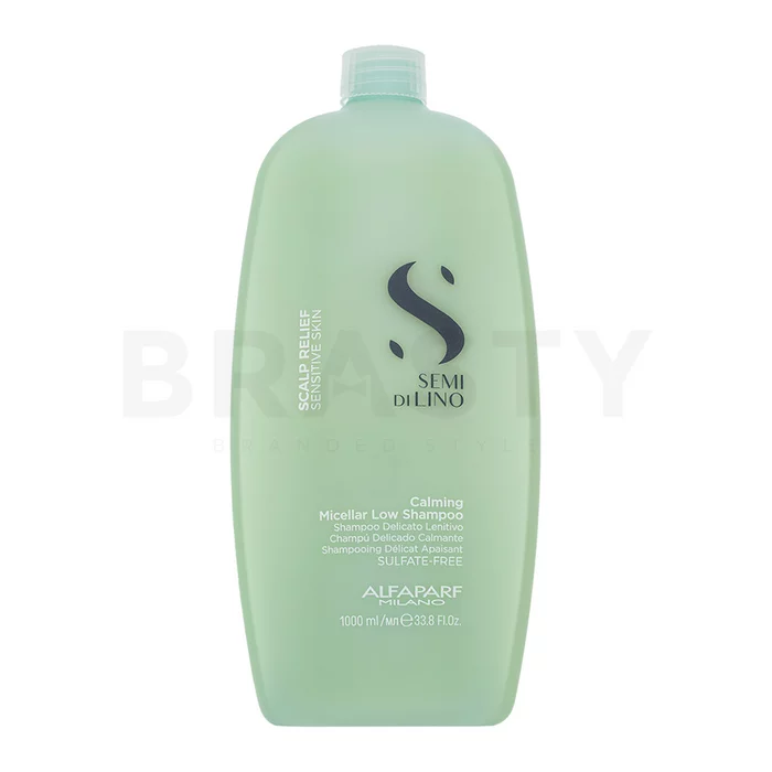 Alfaparf Milano Semi Di Lino Scalp Relief Calming Micellar Low Shampoo erősítő sampon érzékeny fejbőrre 1000 ml