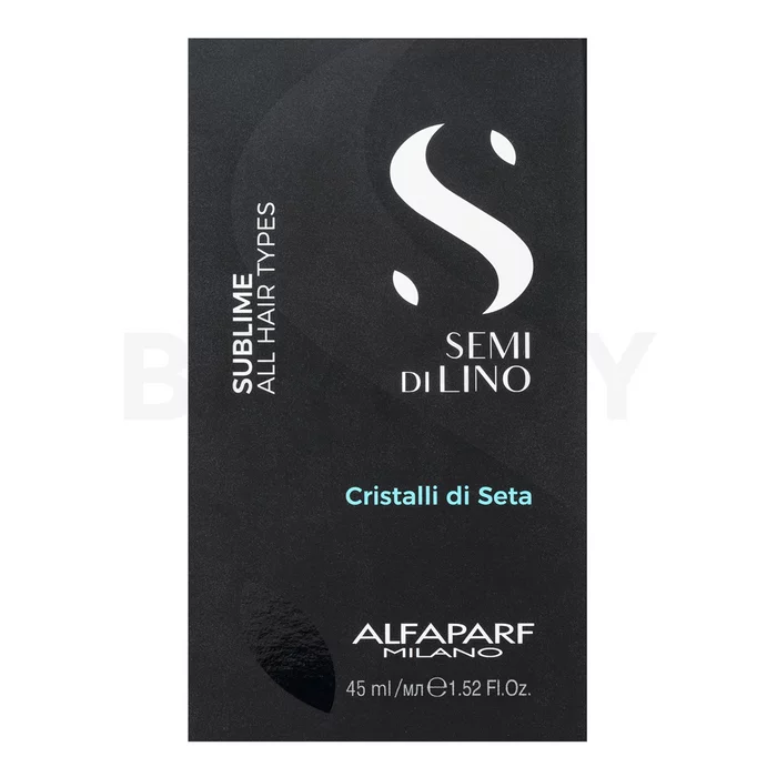 Alfaparf Milano Semi Di Lino Sublime Cristalli Di Seta Glättungsserum für alle Haartypen 45 ml