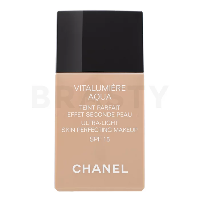 Chanel Vitalumiere Aqua UltraLight Skin Perfecting Makeup make-up az egységes és világosabb arcbőrre 22 Beige Rose 30 ml