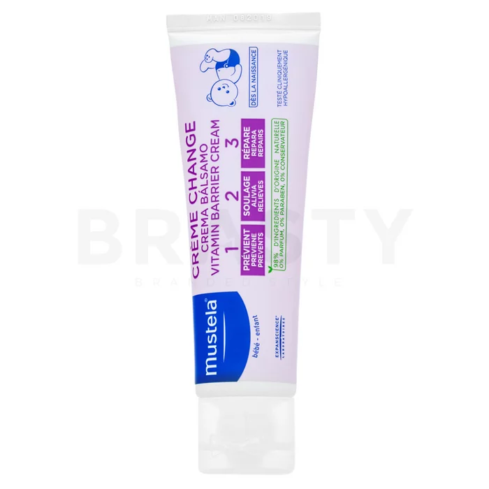 Mustela Bébé obnovitvena krema za plenični izpuščaj Change Cream 1 2 3 50 ml