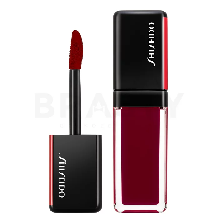 Shiseido Lacquerink Lipshine 308 Patent Plum tekoča šminka z vlažilnim učinkom 6 ml