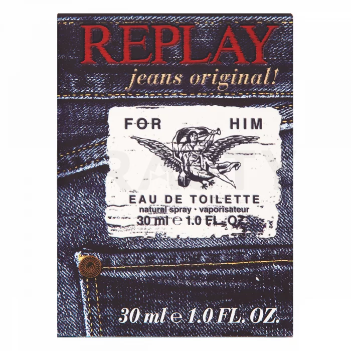 Replay Jeans Original! for Him Eau de Toilette bărbați 30 ml