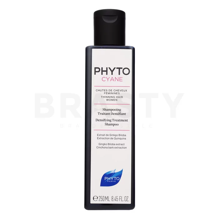 Phyto Phyto Cyane Densifying Treatment Shampoo Champú nutritivo Para el adelgazamiento del cabello 250 ml