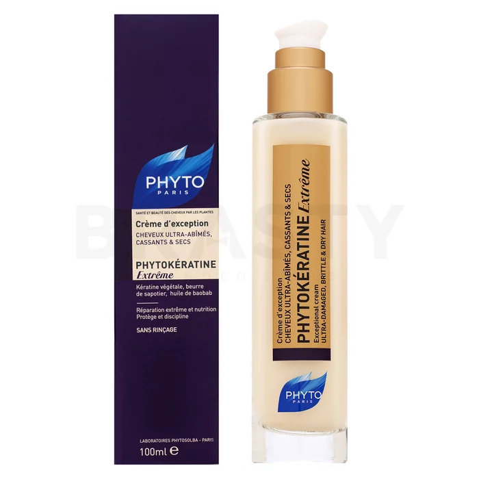 Phyto Phytokératine Extreme Exceptional Cream Cuidado de enjuague Para cabello seco y dañado 100 ml