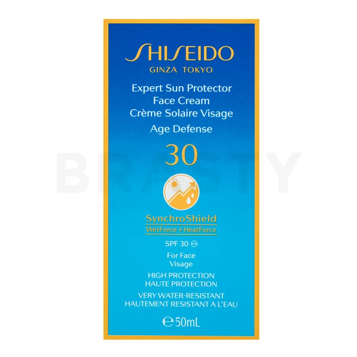 Shiseido Expert Sun Protector Face Cream SPF30+ napozó krém arcra 50 ml