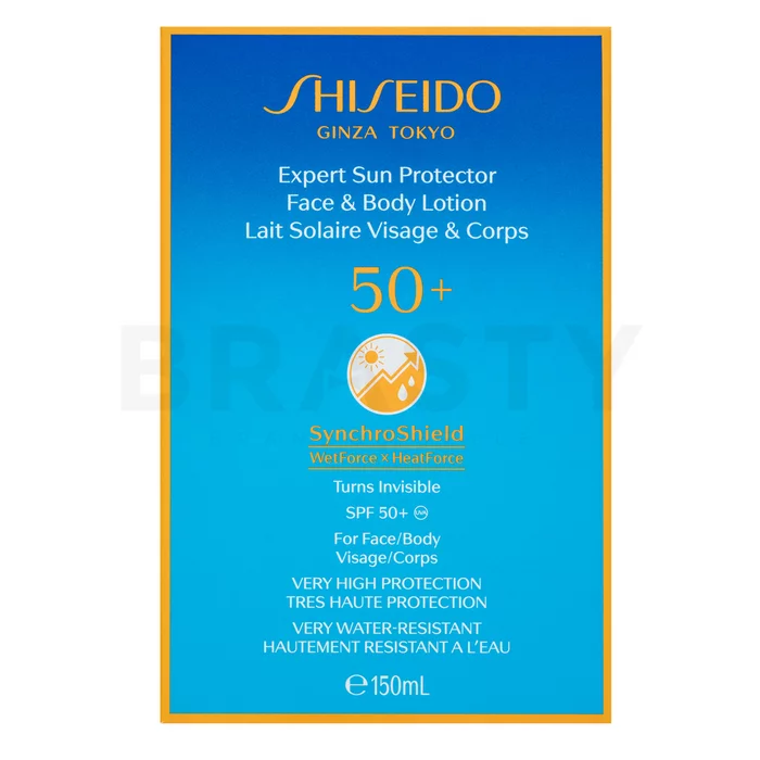 Shiseido Expert Sun Protector Face & Body Lotion SPF50+ napozó krém 150 ml