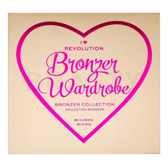 I Heart Revolution Bronzer Wardrobe multifunkciós arc paletta 18,96 g