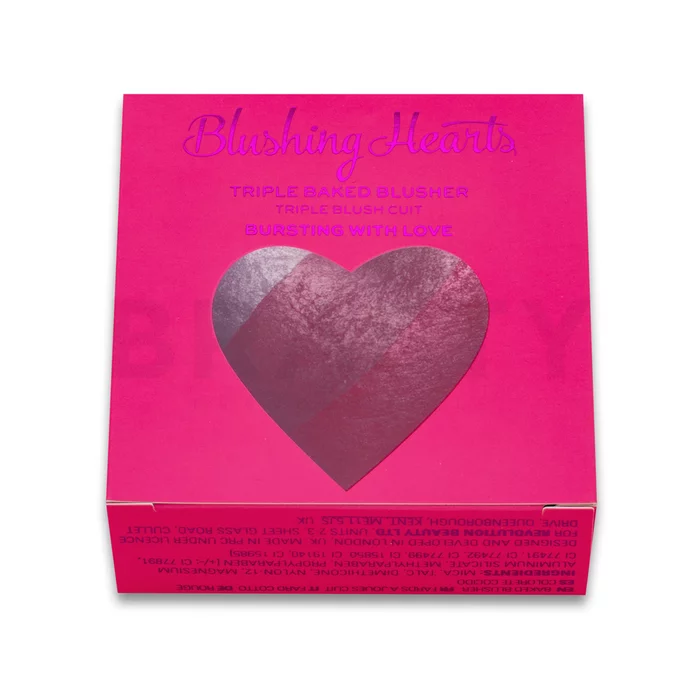 I Heart Revolution Blushing Hearts Triple Baked Blusher rdečilo v prahu Bursting With Love 10 g