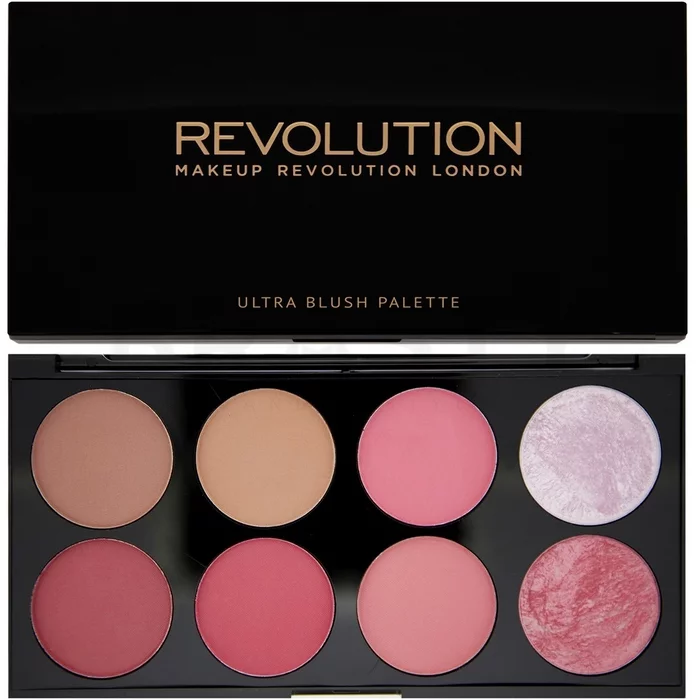 Makeup Revolution Ultra Blush Palette Sugar & Spice multifunctioneel palet 13 g