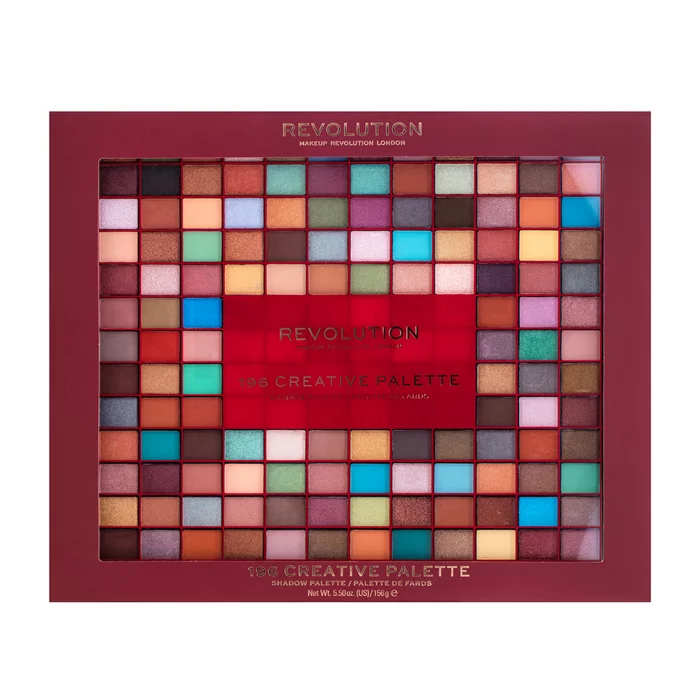 Makeup Revolution 196 Creative Eyeshadow Palette szemhéjfesték paletta 150 g