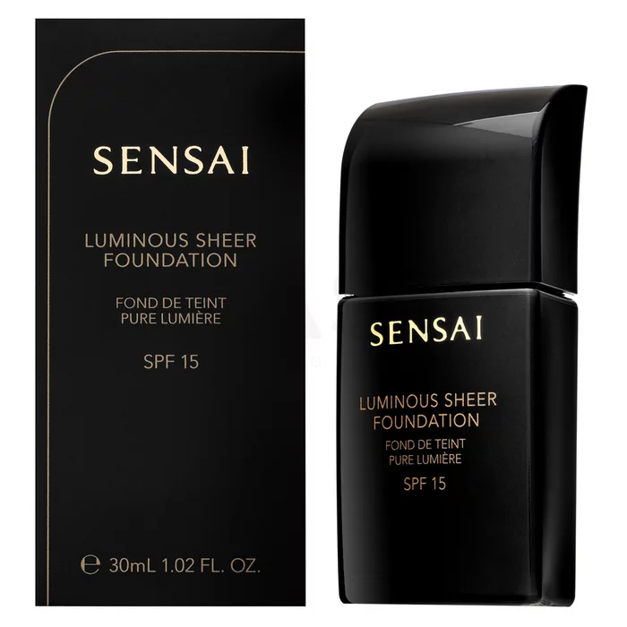 Sensai Luminous Sheer Foundation LS103 Sand Beige folyékony make-up az egységes és világosabb arcbőrre 30 ml