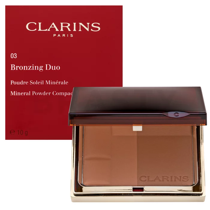 Clarins Bronzing Duo Mineral Powder Compact puder brązujący 03 Dark 10 g