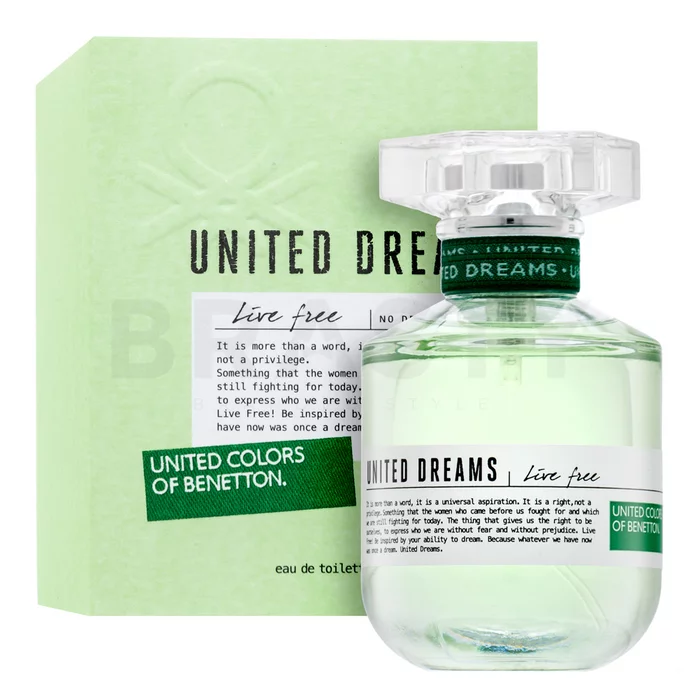 Benetton United Dreams Live Free Eau de Toilette voor vrouwen 50 ml