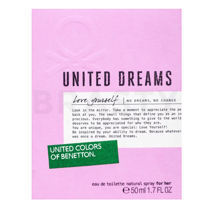 Benetton United Dreams Love Yourself Eau de Toilette femei 50 ml
