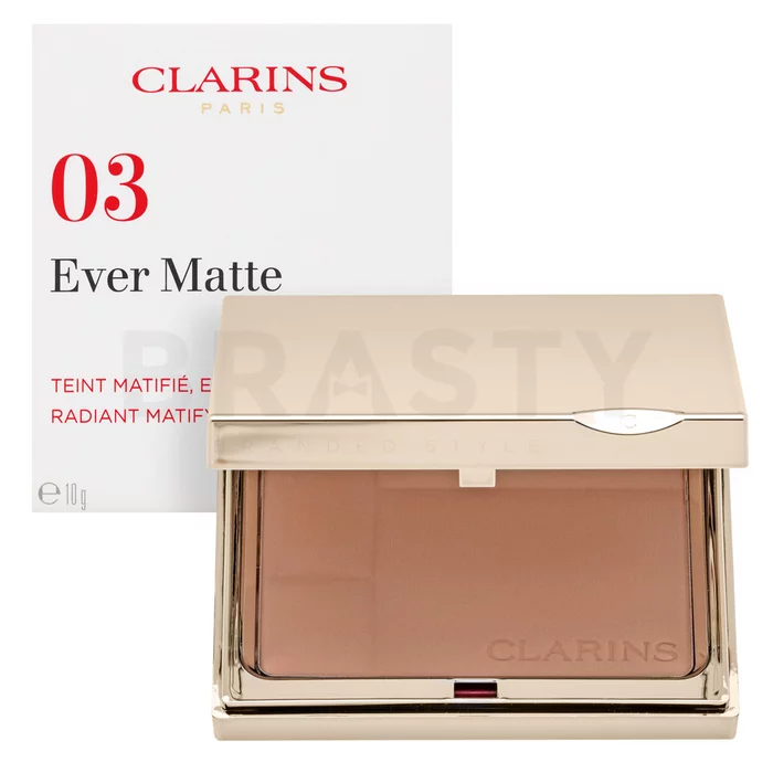 Clarins Ever Matte Radiant Matifying Powder prašek z matirnim učinkom 03 Transparent Warm 10 g