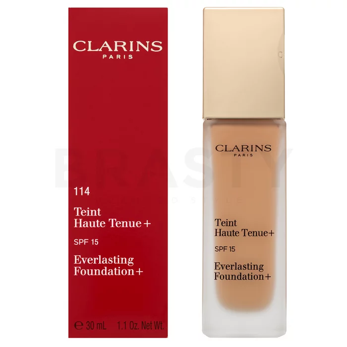 Clarins Everlasting Foundation+ podkład o przedłużonej trwałości 114 Cappucino 30 ml