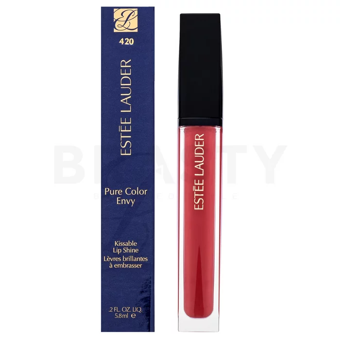 Estee Lauder Pure Color Envy Kissable Lip Shine Lipgloss mit Perlglanz 420 Rebellious Rose 6 ml