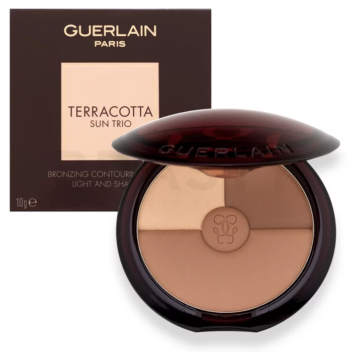 Guerlain Terracotta Sun Trio The Bronzing And Contouring Palette Púderes highlight és kontúr paletta Clair 10 g