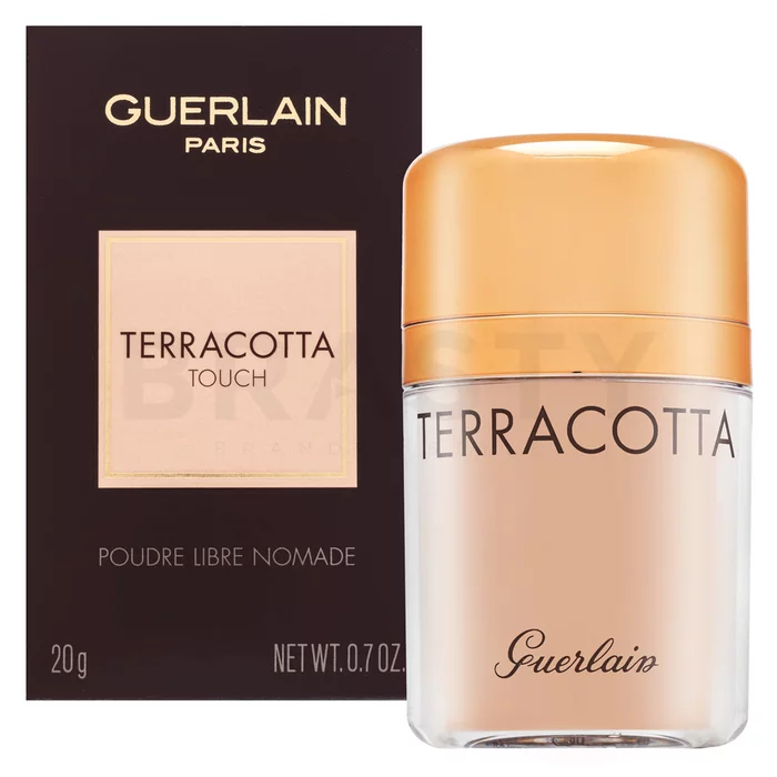 Guerlain Terracotta Touch Loose Powder On-The-Go púder matt hatású 02 Moyen 20 g