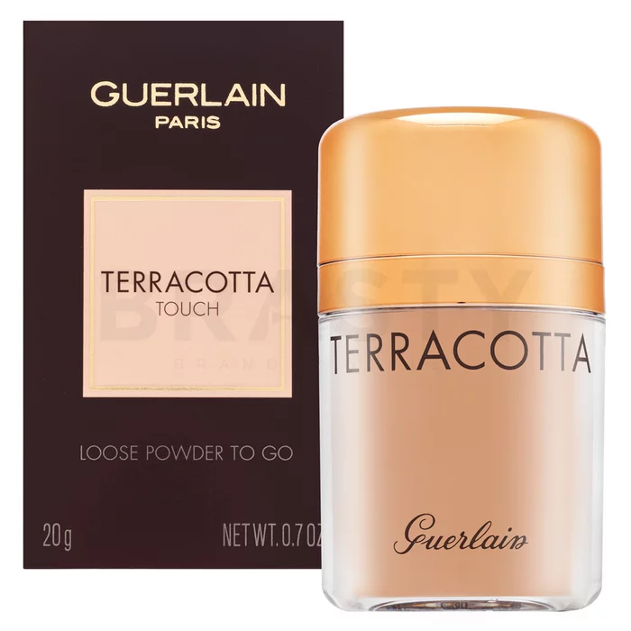 Guerlain Terracotta Touch Loose Powder On-The-Go cipria con un effetto opaco 03 Fonce 20 g