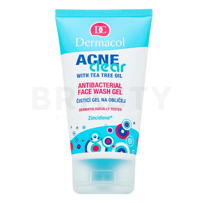 Dermacol ACNEclear Antibacterial Face Gel подхранващ почистващ гел за проблемна кожа 150 ml