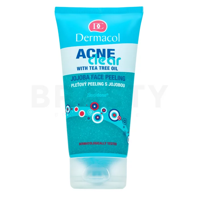 Dermacol ACNEclear Jojoba Face Peeling Voedende reinigingsgel met exfoliërend effect 150 ml