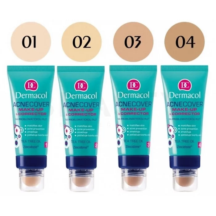 Dermacol ACNEcover Make-Up & Corrector ličila za problematično kožo 03 30 ml