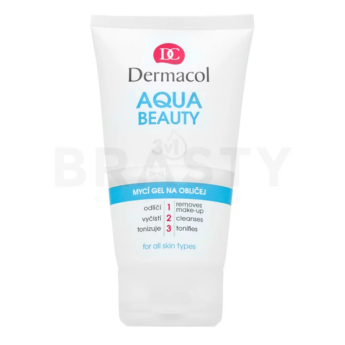 Dermacol Aqua Beauty 3in1 Face Cleansing Gel čistiaci gél na tvár 150 ml