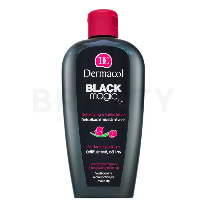 Dermacol Black Magic Detoxifying Micellar Lotion micelláris sminklemosó normál / kombinált arcbőrre 200 ml