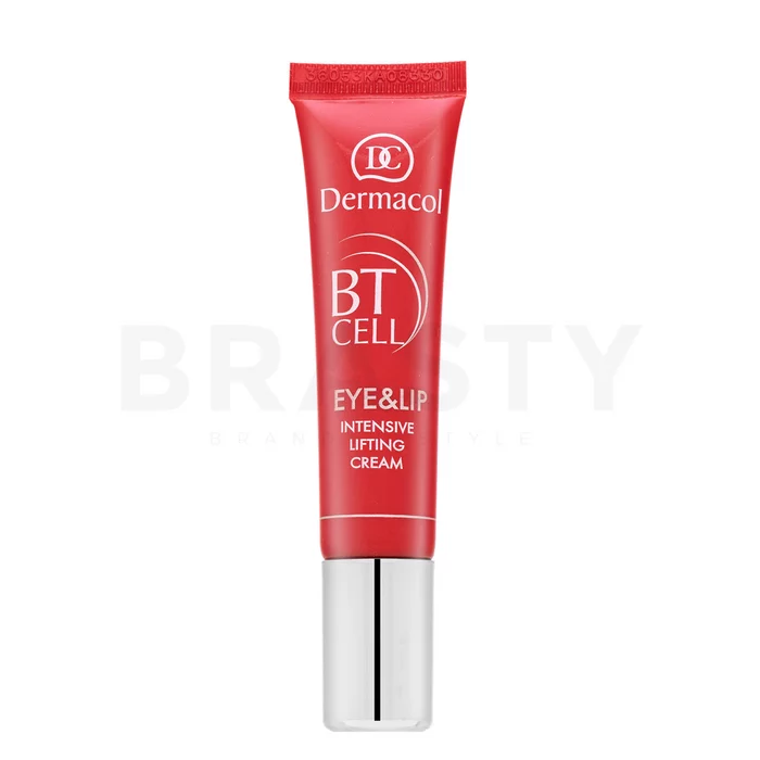 Dermacol BT Cell Eye Lip Intensive Lifting Anti-Aging Cream Suero rejuvenecedor restaurando la densidad de la piel alrededor de los ojos y los labios 15 ml
