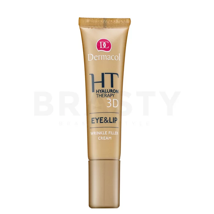 Dermacol Hyaluron Therapy 3D Eye & Lip Cream odmładzające serum przywracający jędrność skóry w okolicach oczu i ust 15 ml